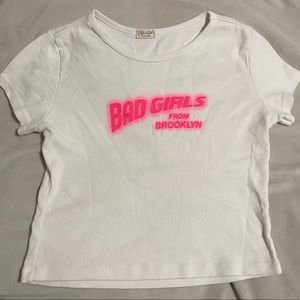 Brandy Melville bad girls from Brooklyn Ashlyn crop top